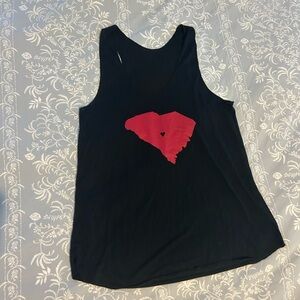 South Carolina Gamecocks Columbia Garnet Black Mud Pie Tank Top OS